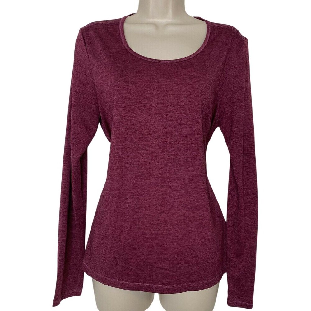 Everlast Long Sleeve Fitness Large Activewear Scoop Neck NWOT